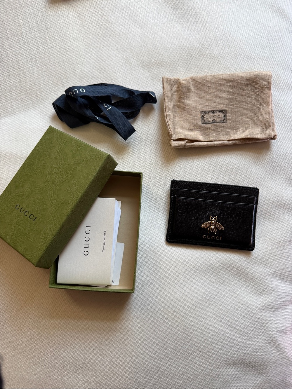 Limited Edition Gucci Animalier Card Holder - Picture 1 of 10
